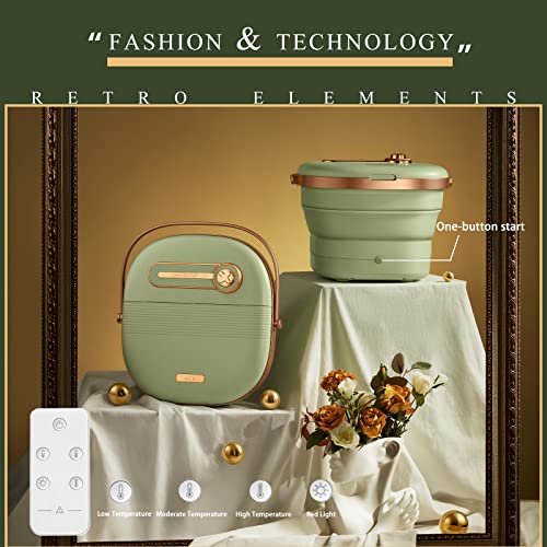 Foot Spa Bath Massager with Heat, Foldable Foot Spa with Remote, Wellspring M...