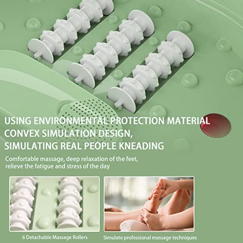 Foot Spa Bath Massager with Heat, Foldable Foot Spa with Remote, Wellspring M...