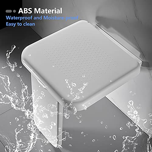 Shower Seat for Inside Shower, Arcwares Folding Shower Seat Wall Mounted, Fol...