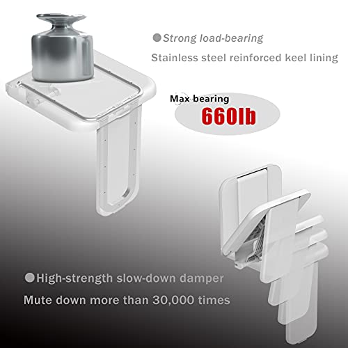 Shower Seat for Inside Shower, Arcwares Folding Shower Seat Wall Mounted, Fol...