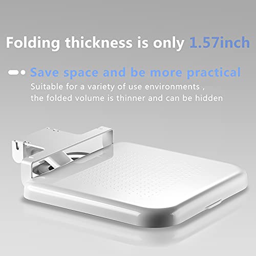 Shower Seat for Inside Shower, Arcwares Folding Shower Seat Wall Mounted, Fol...