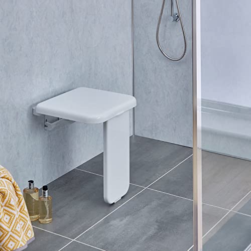 Shower Seat for Inside Shower, Arcwares Folding Shower Seat Wall Mounted, Fol...