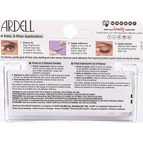 Ardell Fashion Lashes Pair - Black 113 (Pack of 4)
