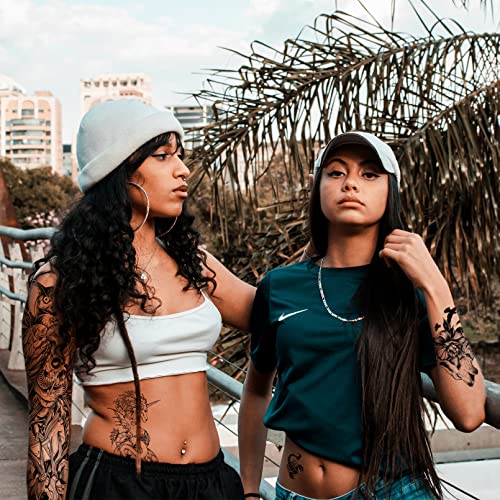 Aresvns Sleeve Tattoos for Men Women and Kids (L19“xW7”),Waterproof Realistic...