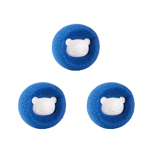 3PCS Hair Removal Cleaning Ball, Clothes Anti-Winding Adsorption Reusable Hai...