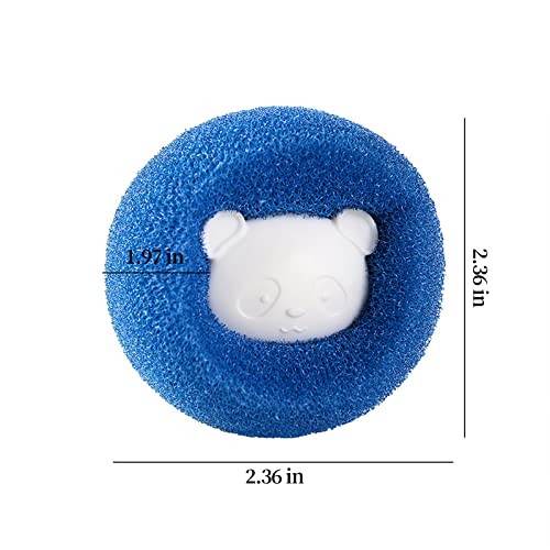 3PCS Hair Removal Cleaning Ball, Clothes Anti-Winding Adsorption Reusable Hai...