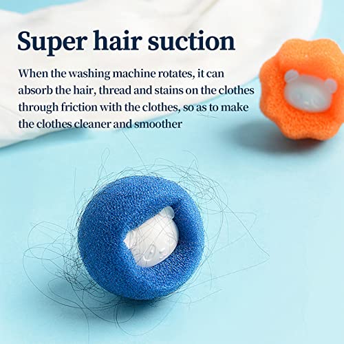3PCS Hair Removal Cleaning Ball, Clothes Anti-Winding Adsorption Reusable Hai...