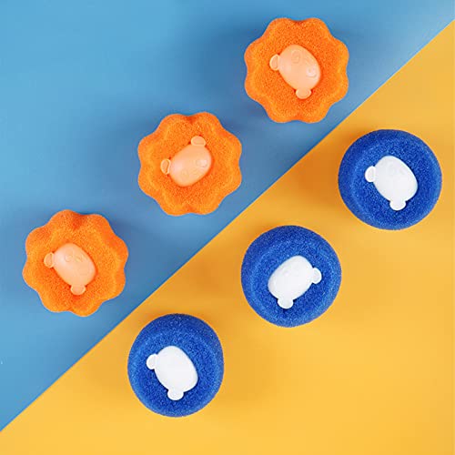 3PCS Hair Removal Cleaning Ball, Clothes Anti-Winding Adsorption Reusable Hai...