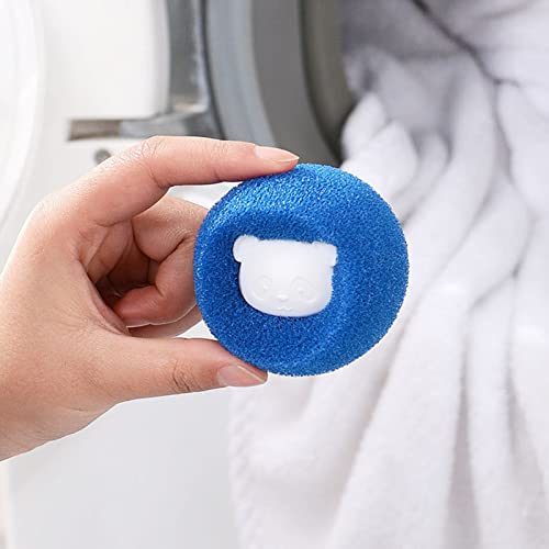 3PCS Hair Removal Cleaning Ball, Clothes Anti-Winding Adsorption Reusable Hai...