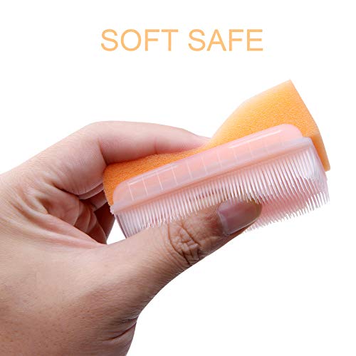 ARGOMAX - 6 Pack Bath & Body Hands Scrub Sponge Brushes