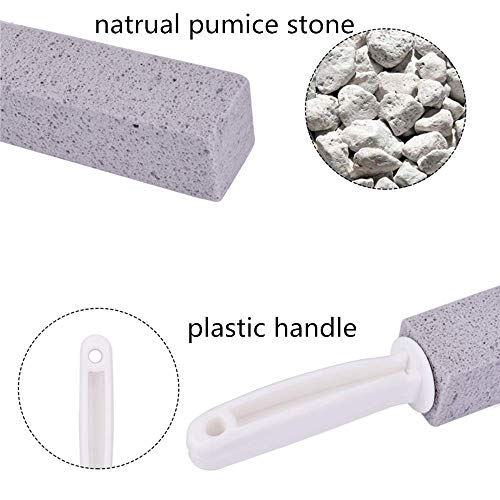 4Pack Handle Pumice Toilet Cleaning Stones Pumice Sticks Hard Water Ring Remo...