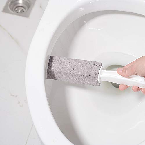 4Pack Handle Pumice Toilet Cleaning Stones Pumice Sticks Hard Water Ring Remo...