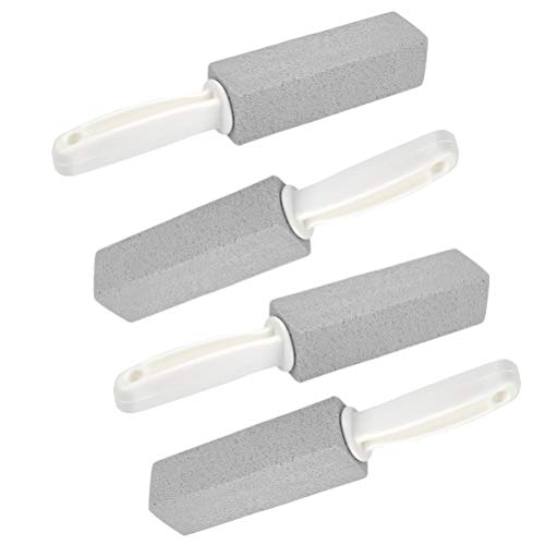 4Pack Handle Pumice Toilet Cleaning Stones Pumice Sticks Hard Water Ring Remo...