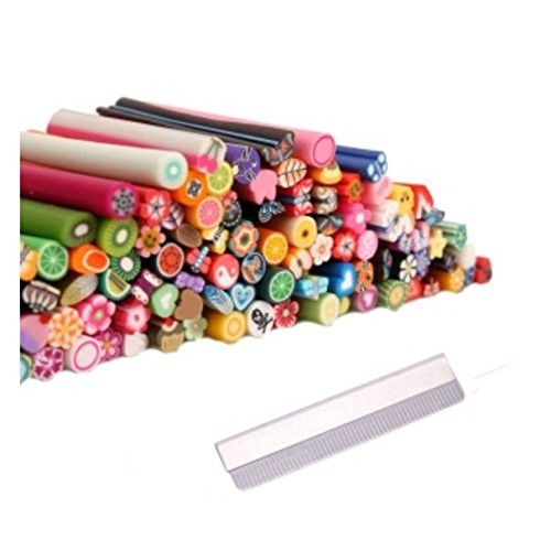 Nail Art FIMO Canes Rods + Blade #1 By Aricheststore