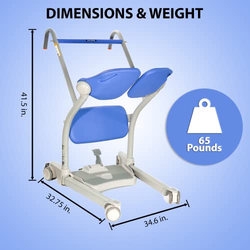 ArjoHuntleigh Sara Stedy Sit to Stand Manual Patient Lift Aid | Fully Assembl...