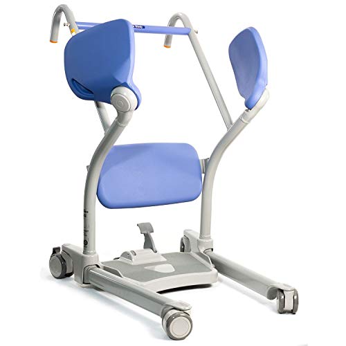 Compact ArjoHuntleigh Sara Stedy Sit to Stand Manual Lift - Sling Free Operat...