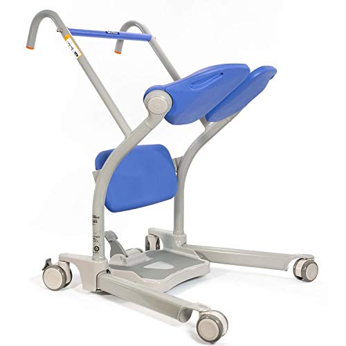 Compact ArjoHuntleigh Sara Stedy Sit to Stand Manual Lift - Sling Free Operat...