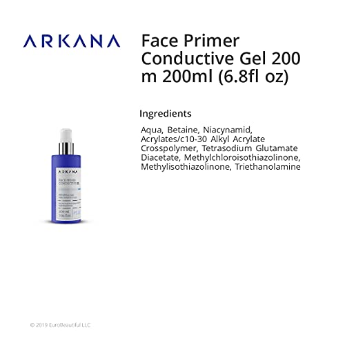 Face Primer Conductive Gel for At Home and Pro Microcurrent Devices Large 200...
