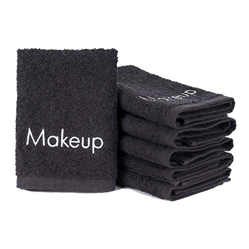 Arkwright Makeup Remover Towels (13x13, 6 Pack) Soft Cotton Washcloths With M...