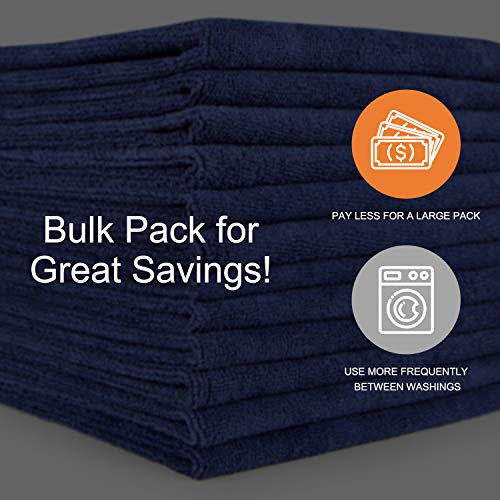 Arkwright Microfiber Hand Towels (16x27, 12 Pack), Perfect Gym Towels for Hom...