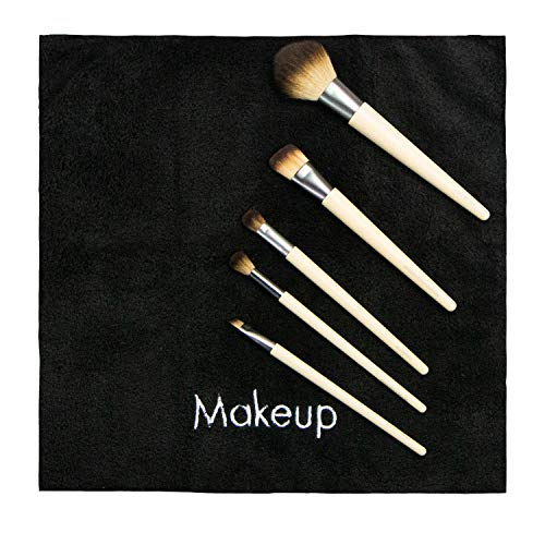 Arkwright Microfiber Makeup Remover Cloths (13x13, 108-Bulk Case Pack, Black)...