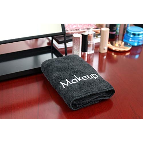Arkwright Microfiber Makeup Remover Cloths (13x13, 108-Bulk Case Pack, Black)...