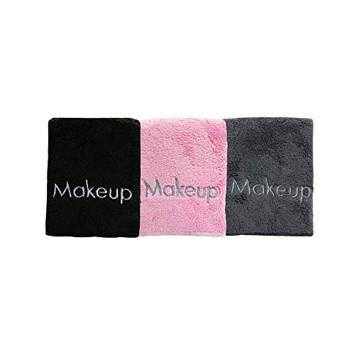 Arkwright Microfiber Makeup Remover Cloths (13x13, 6-Pack, Grey) - Soft Coral...