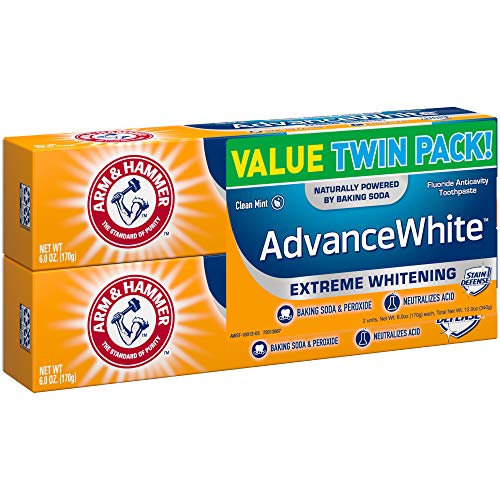 Arm & Hammer Advance White Extreme Whitening with Stain Defense, Fresh Mint, ...
