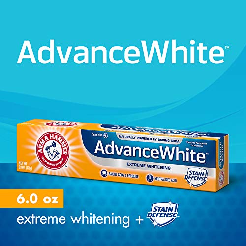 Arm & Hammer Advance White Extreme Whitening with Stain Defense, Fresh Mint, ...