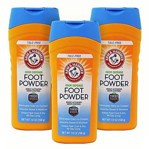 Arm and Hammer Foot Powder for Shoes & Feet, Talc-Free Odor & Moisture Contro...