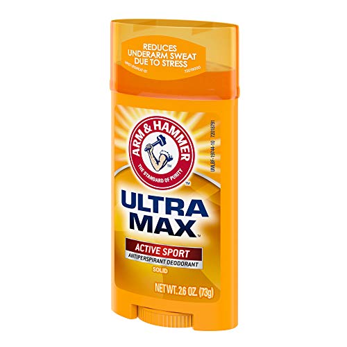 ARM & HAMMER Ultra MAX Deodorant- Active Sport- Solid Stick - 2.6oz- Made wit...