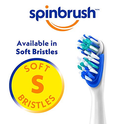 Spinbrush PRO+ Deep Clean REFILLs– Spinbrush Battery Powered Toothbrush Remov...