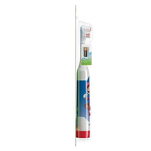 Super Mario Kid’s Spinbrush Electric Battery Toothbrush, Soft, 1 ct, Characte...