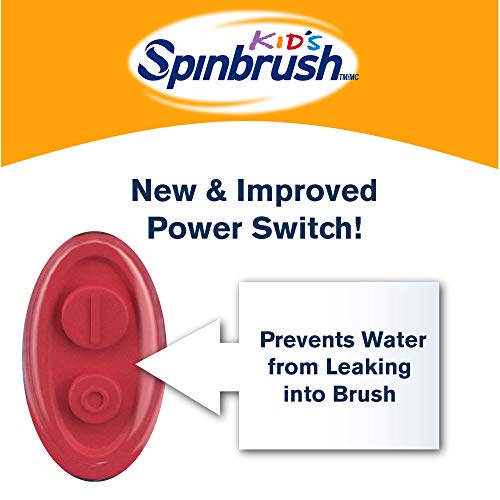 Super Mario Kid’s Spinbrush Electric Battery Toothbrush, Soft, 1 ct, Characte...