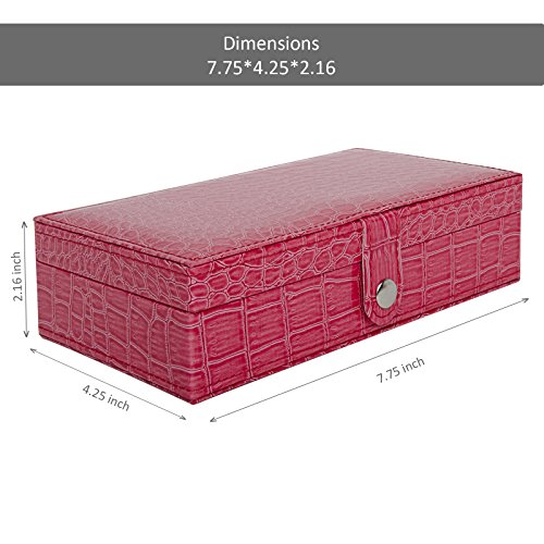 7 Day Crocodile Style Storage Organizer Weekly Travel Pillbox Case