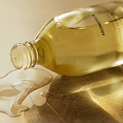 AROMATICA Circulating Body Oil Juniper Berry & Ginger 3.38oz / 100ml, Vegan |...