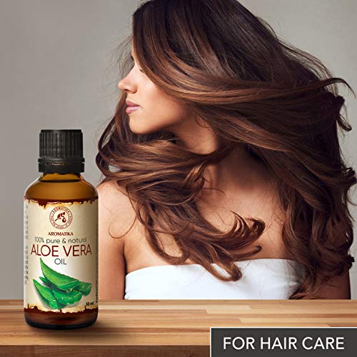 Aloe Vera Oil 1.7 oz 50ml - Aloe Barbadensis - Brasil - 100% Pure & Best for ...
