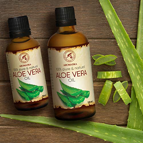 Aloe Vera Oil 1.7 oz 50ml - Aloe Barbadensis - Brasil - 100% Pure & Best for ...