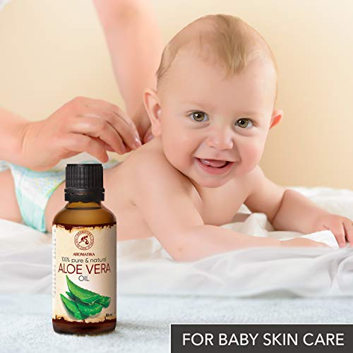 Aloe Vera Oil 1.7 oz 50ml - Aloe Barbadensis - Brasil - 100% Pure & Best for ...