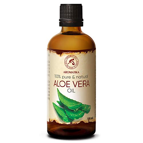 Aloe Vera Oil 3.4 oz - Aloe Barbadensis - Brasil - 100% Pure & Best for Skin ...