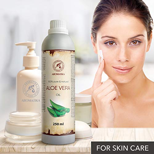 Aloe Vera Oil 8.45oz - Aloe Barbadensis - Brasil - 100% Pure & Best for Skin ...