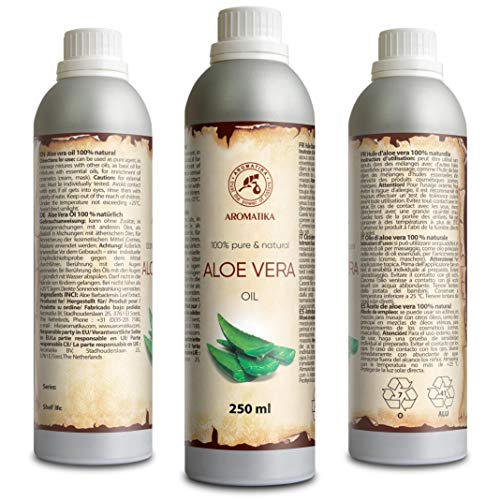 Aloe Vera Oil 8.45oz - Aloe Barbadensis - Brasil - 100% Pure & Best for Skin ...