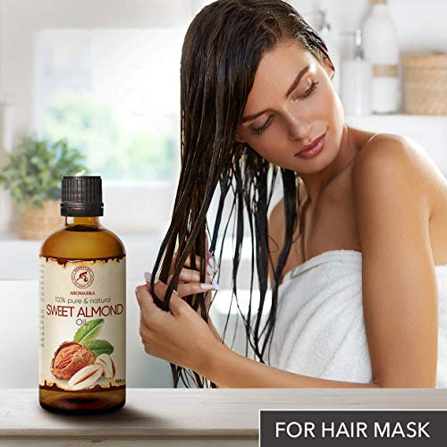 Sweet Almond Oil 3.4oz - Refined - Best Natural Moisturizer - Great Benefits ...