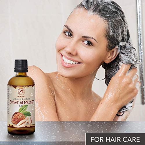 Sweet Almond Oil 3.4oz - Refined - Best Natural Moisturizer - Great Benefits ...
