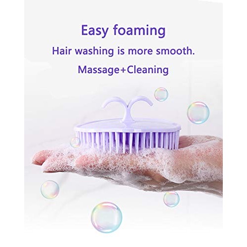 Hair Scalp Brush Dandruff Cleaning Brush Shower Scalp Shampoo Brush Scalp Mas...