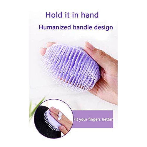 Hair Scalp Brush Dandruff Cleaning Brush Shower Scalp Shampoo Brush Scalp Mas...