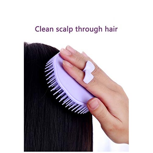 Hair Scalp Brush Dandruff Cleaning Brush Shower Scalp Shampoo Brush Scalp Mas...