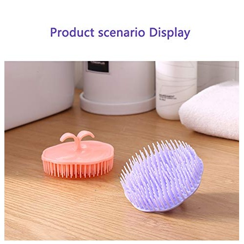 Hair Scalp Brush Dandruff Cleaning Brush Shower Scalp Shampoo Brush Scalp Mas...