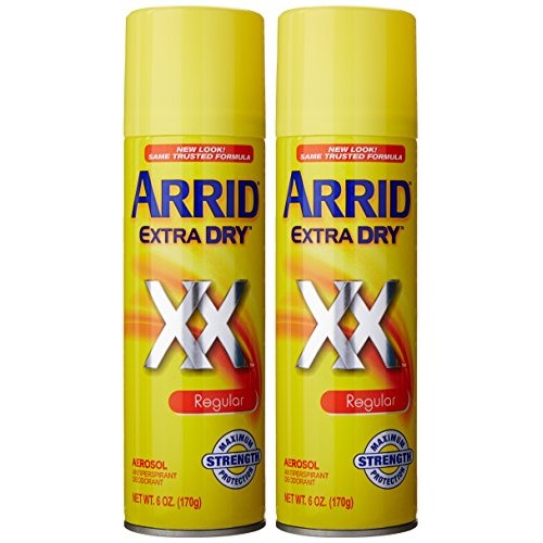 Arrid XX Extra Dry Antiperspirant Deodorant, Regular, Twin Pack (two 6oz. can...