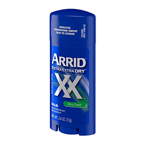 Arrid XX Extra Extra Dry Solid Antiperspirant Deodorant, Ultra Fresh, 2.6 oz.